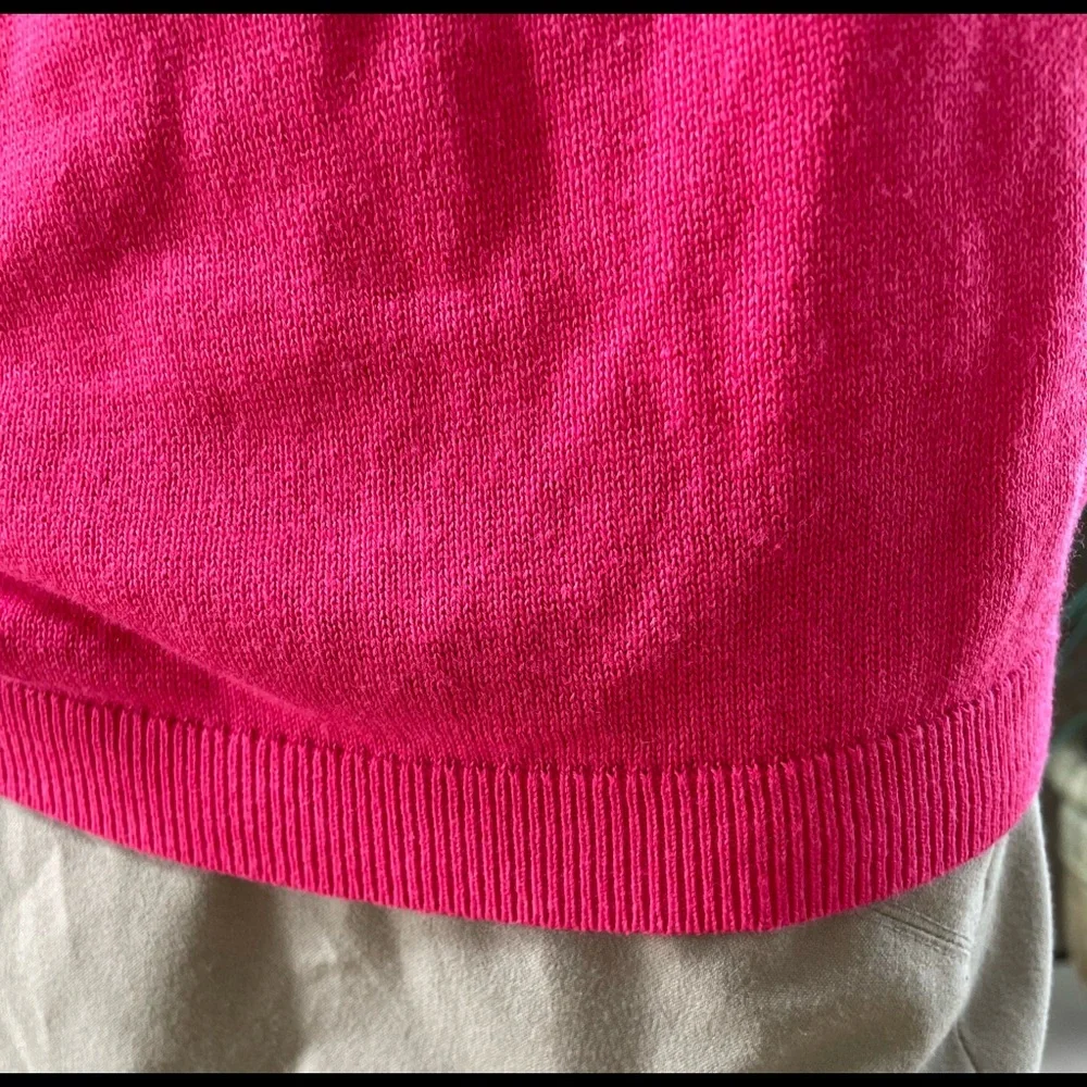 New with tags ETCETERA RIO SLEEVELESS KNIT TOP PINK Super Versatile. Sz MED - Picture 13 of 13